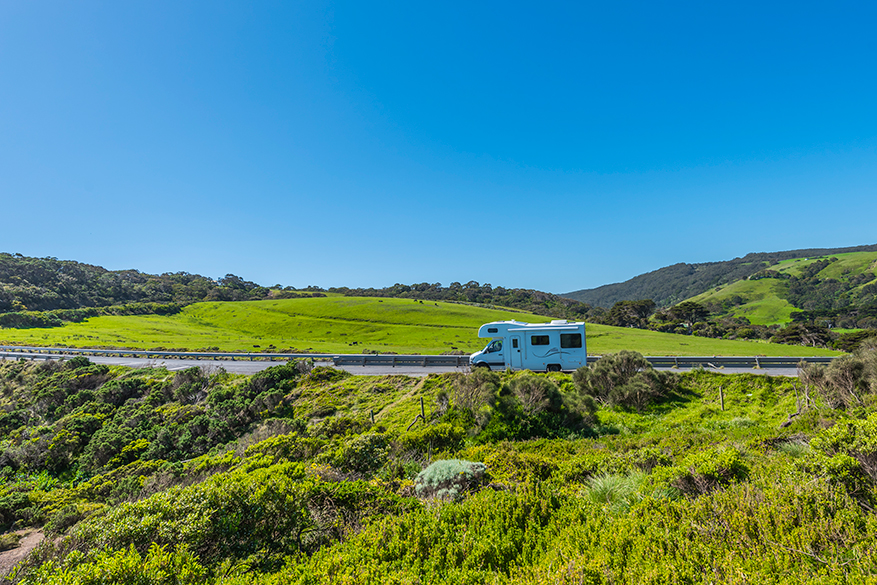 Raod trip in a campervan